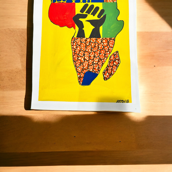 Black women empowerment canvas